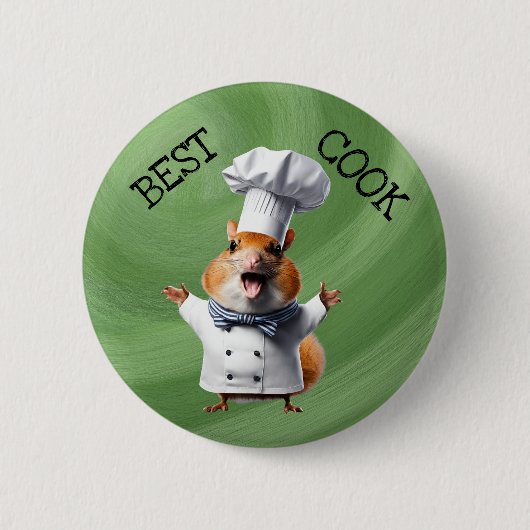 Beste kok kok chef ronde button 5,7 cm (Voorkant)