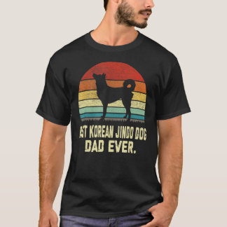 beste Koreaans Jindo Dog Dad Ever Dog T-shirt