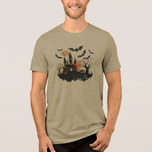 Beste kostuum Halloween Party Enchanted Castle Tri-Blend Shirt