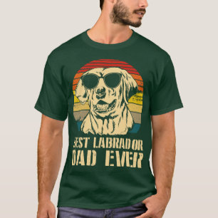 Beste labrador hond papa ooit gelukkig hond papa v t-shirt