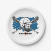 Beste lacrosse papieren bordje (Voorkant)