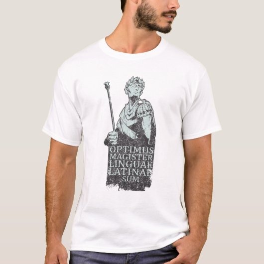 Beste Latijnse leraar Caesar T-shirt (Voorkant)