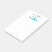 Beste leerlingenlaptop ter wereld post-it® notes (Schuin)