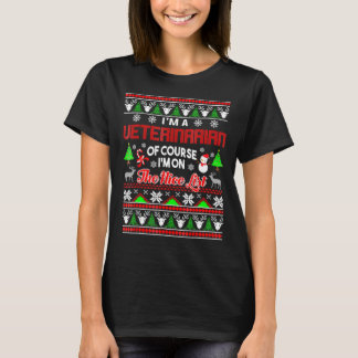 Beste Lelijke Kersttrui Gift Voor Dierenarts T-shirt