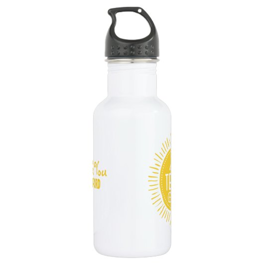 Beste leraar aangepaste waterflesje - persoonlijke waterfles (Achterkant)