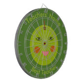 Beste leraar Happy Apple Custom Dart Board Dartbord (Voorkant Links)