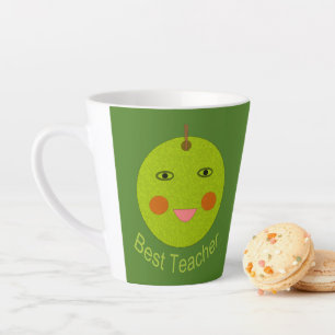 Beste leraar Happy Apple Latte Mok