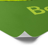 Beste leraar Happy Apple-Poster Poster (Hoek)