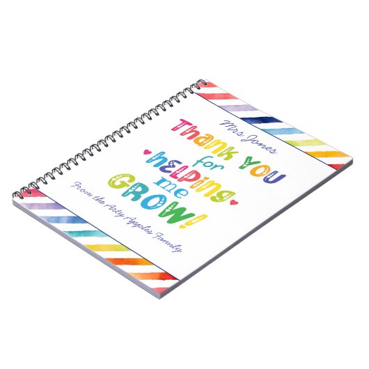 Beste leraar Hartelijk dank dat u ons helpt Notiti Notitieboek (Linkerzijde)