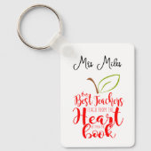 Beste leraar leert vanuit het hart en niet uit het sleutelhanger (Voorkant)