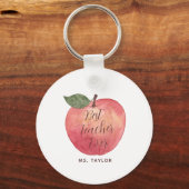 Beste leraar ooit Apple Appreciation Sleutelhanger (Voorkant)