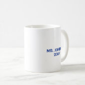 Beste leraar ooit Apple gepersonaliseerd Koffiemok (Voorkant rechts)