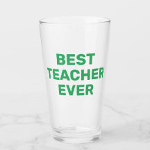 Beste leraar ooit bier pint glas