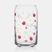 Beste leraar ooit blikvorm glas (Voorkant)