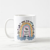 Beste leraar ooit Boho Rainbow Foto Koffiemok (Links)