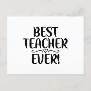 Beste leraar ooit briefkaart