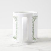 Beste leraar ooit Certificaat van uitmuntendheid Extra Grote Beker (Achterkant)