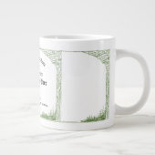 Beste leraar ooit Certificaat van uitmuntendheid Extra Grote Beker (Rechts)