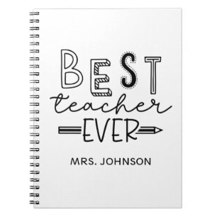 Beste leraar ooit - Cute Teacher Appreciation Notitieboek