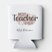 Beste leraar ooit esthetische leraar waardering blikjeskoeler (Achterkant)