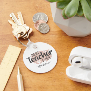 Beste Leraar Ooit Esthetische Waardering Voor Lera Sleutelhanger