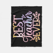 Beste leraar ooit fleece deken (Voorkant)