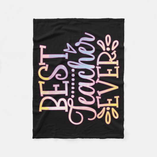 Beste leraar ooit fleece deken (Voorkant)