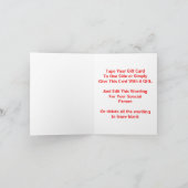 Beste leraar ooit gepersonaliseerde Apple Note-kaa Bedankkaart (Binnen)