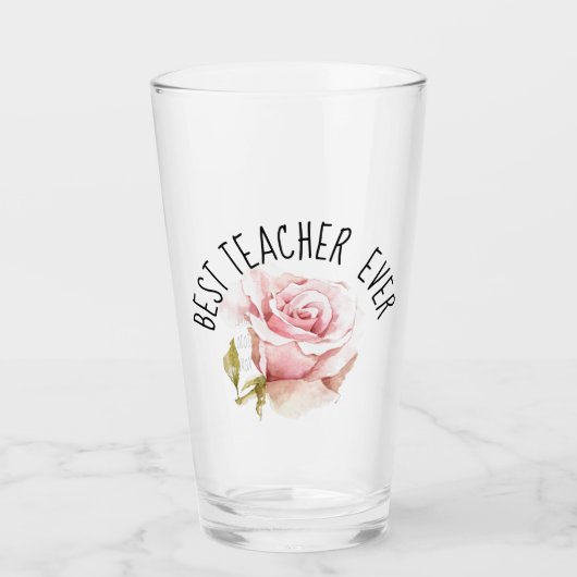 Beste leraar ooit glas (Voorkant)