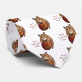 Beste leraar ooit: Hamster met Apple: Kunst Stropdas (Opgerold)