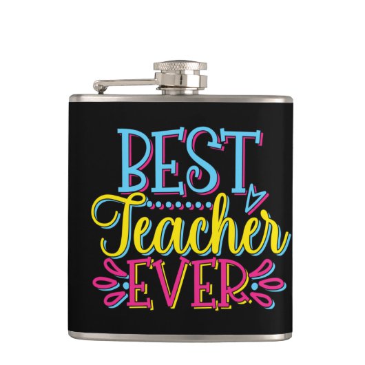 Beste leraar ooit heupfles (Voorkant)