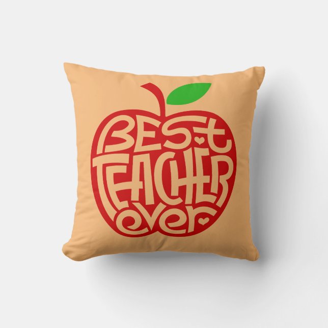 Beste leraar ooit kussen (Voorkant)