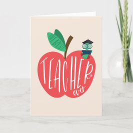 Beste leraar ooit, Leraar waardering Dank u Bedankkaart