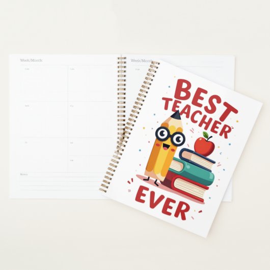 Beste leraar ooit lerarenwaardering planner (Display)