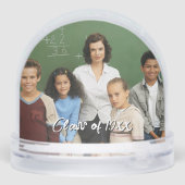 Beste leraar ooit leuke foto cadeau sneeuwbol (Achterkant)