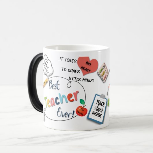 beste leraar ooit magische mok (Voorkant links)