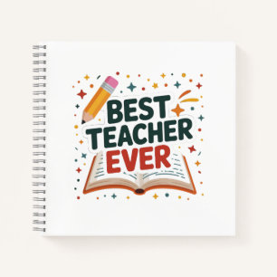 Beste leraar ooit notitieboek