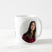 Beste leraar ooit op maat gemaakte foto waardering koffiemok (Voorkant rechts)