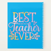 Beste leraar ooit planner (Achterkant)