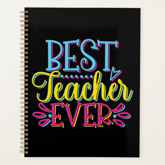 Beste leraar ooit planner (Voorkant)
