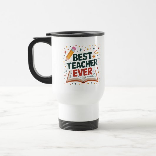 Beste leraar ooit reisbeker (Links)