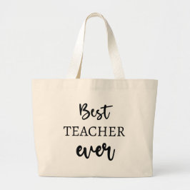 Beste Leraar Ooit Schrift Typografie Tote