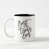 Beste leraar ooit stijlvolle Mok voor script (Links)