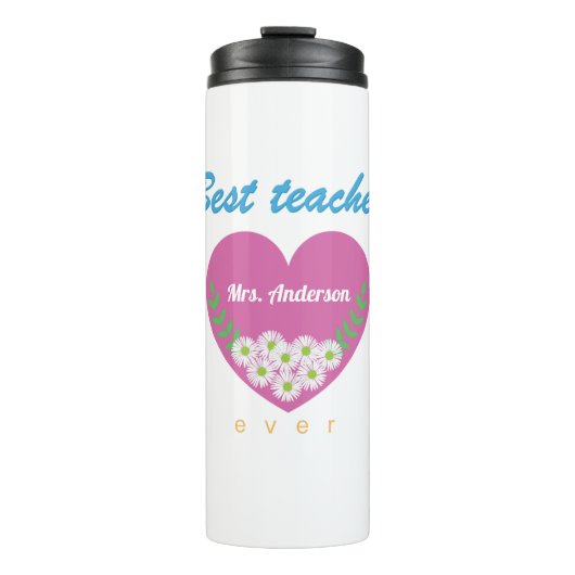 Beste leraar ooit thermosbeker (Voorkant)