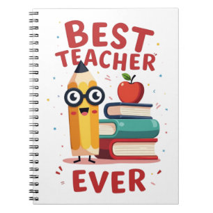 Beste Leraar Ooit Waarderingsgeschenk Notitieboek