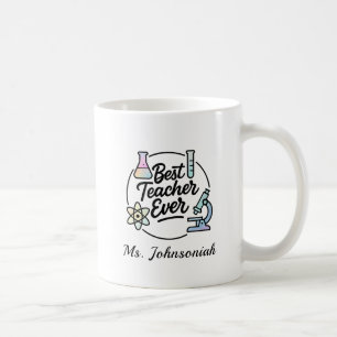Beste leraar ooit Wetenschap ft  Kolf, Microscoop. Koffiemok