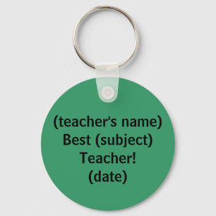 Beste leraar! -sleutelhanger sleutelhanger