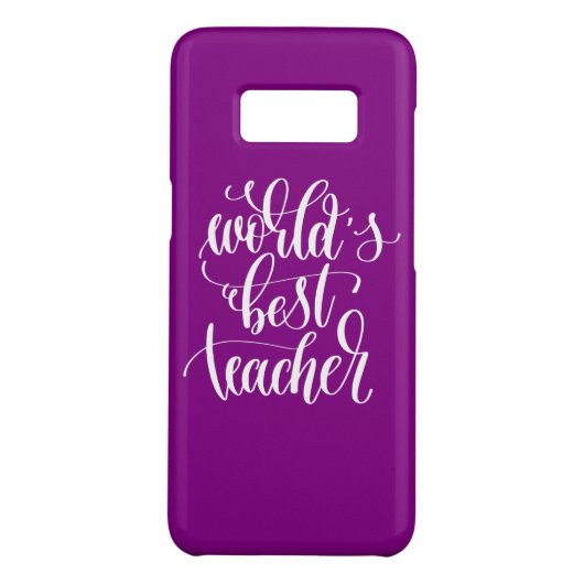 Beste leraar ter wereld Case-Mate samsung galaxy hoesje (Achterkant)