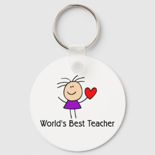 Beste leraar ter wereld sleutelhanger