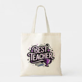 Beste leraar tote bag (Achterkant)